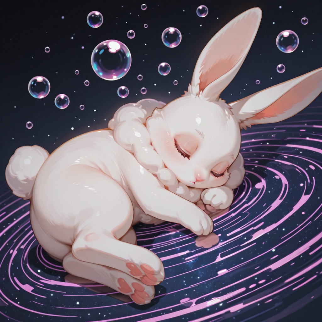 眠りうさぎ | の人気AIイラスト・グラビア