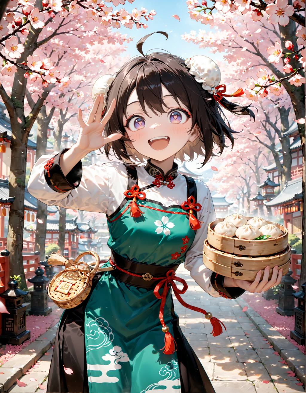 今日は京鼎樓の小籠包の日。さくらの日　その４