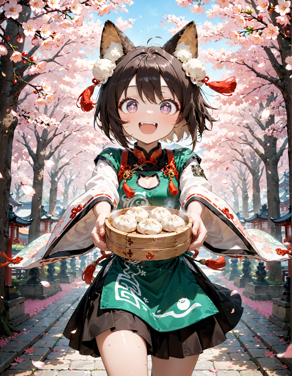 今日は京鼎樓の小籠包の日。さくらの日　その４