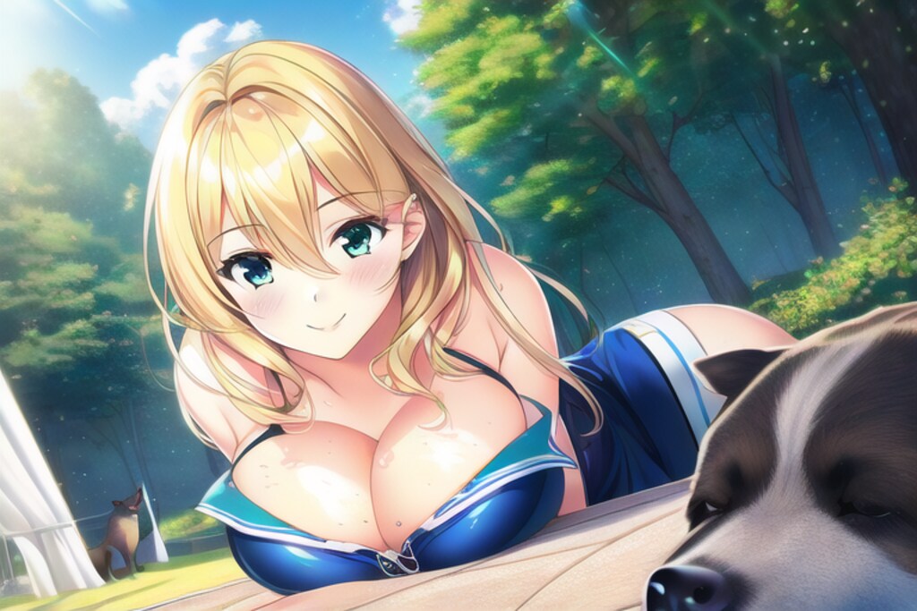 犬と公園