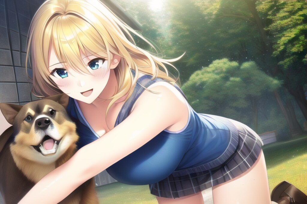 犬と公園