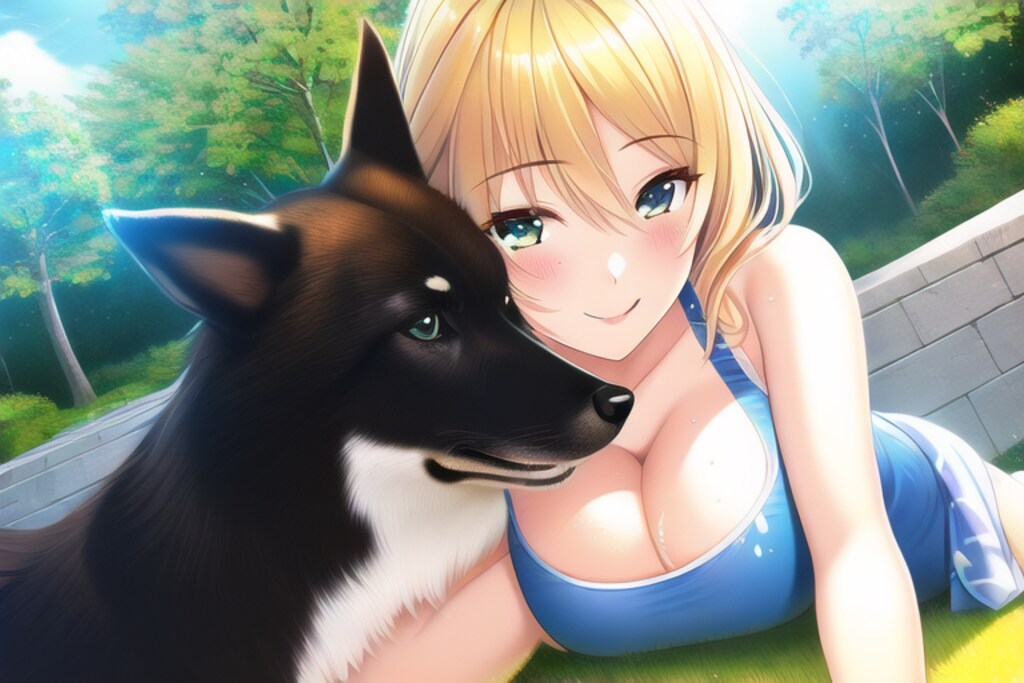 犬と公園