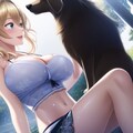 犬と公園 2枚目