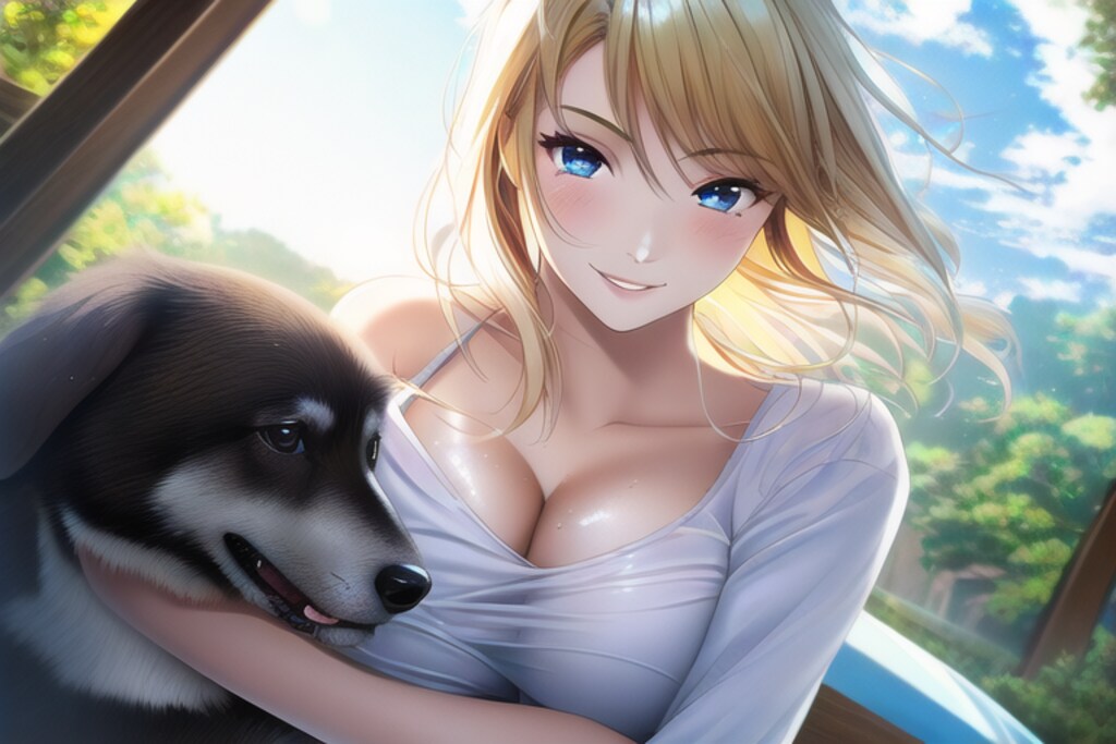 犬と公園