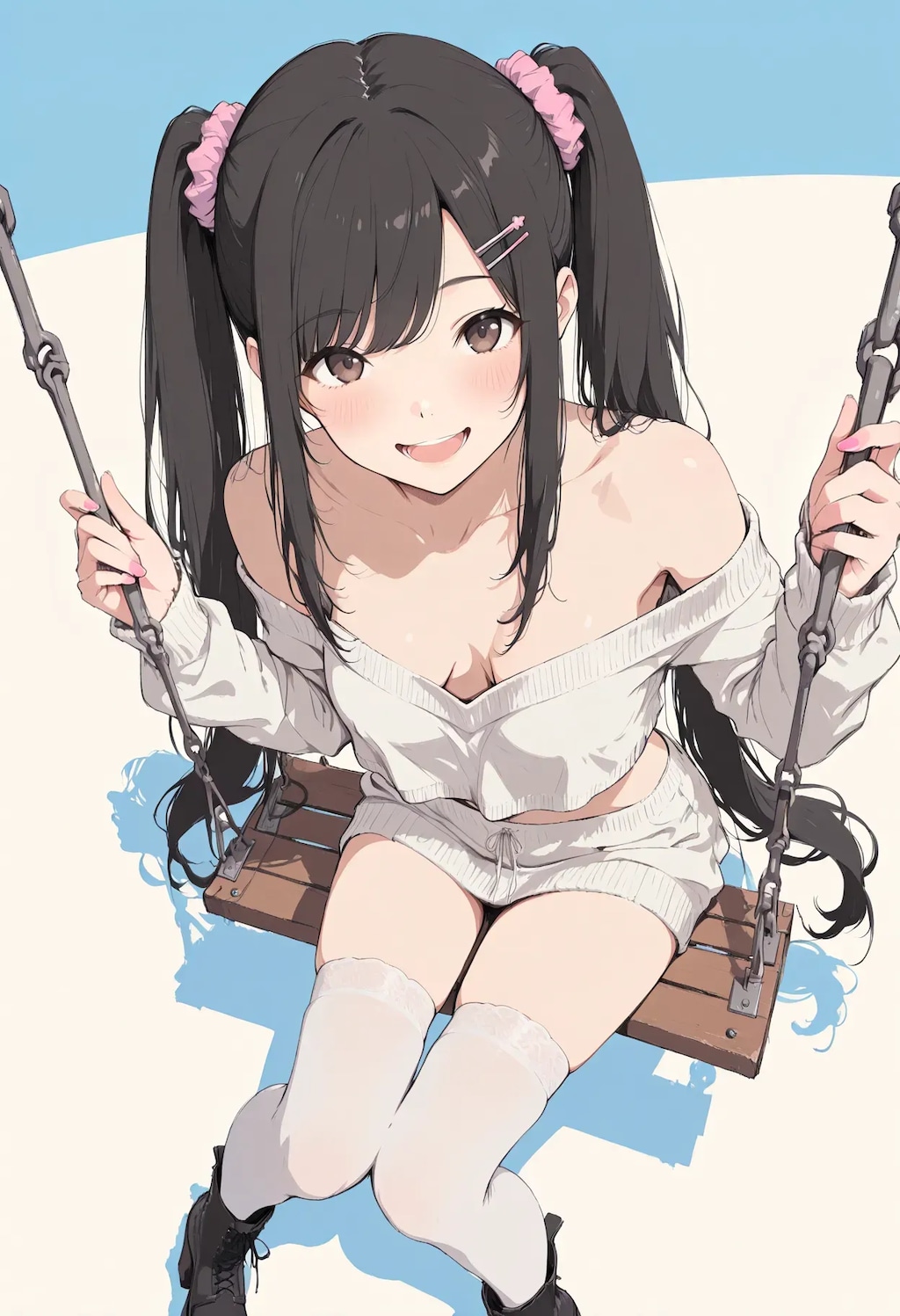 ブランコ、一緒にどう？