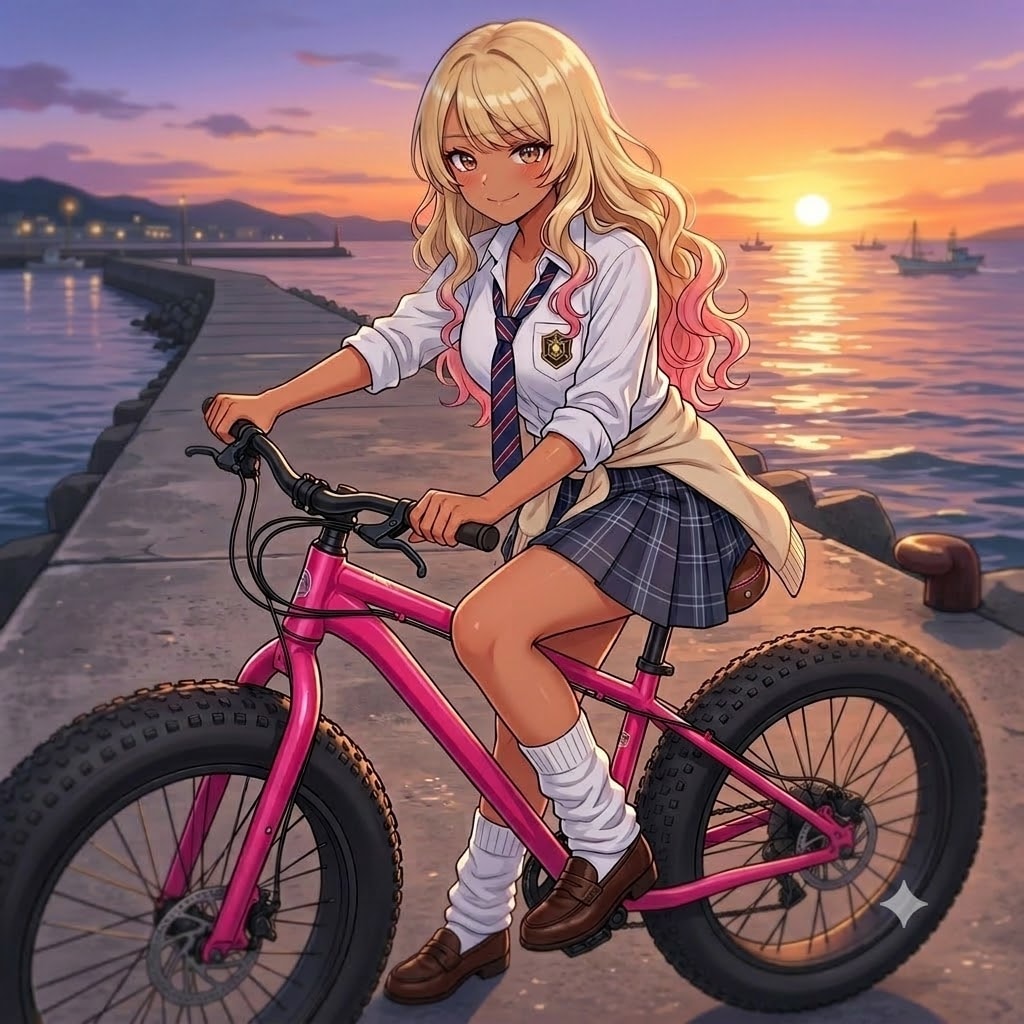 ギャルちゃん🩷ファット・バイク