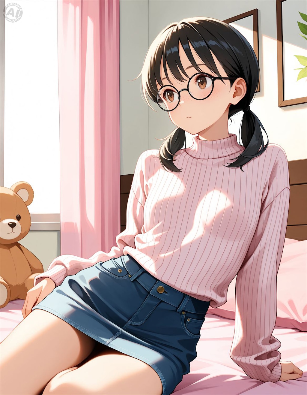 目の行く先は…