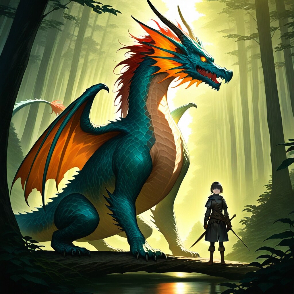 森に住まう神獣