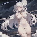 月の美女 5枚目