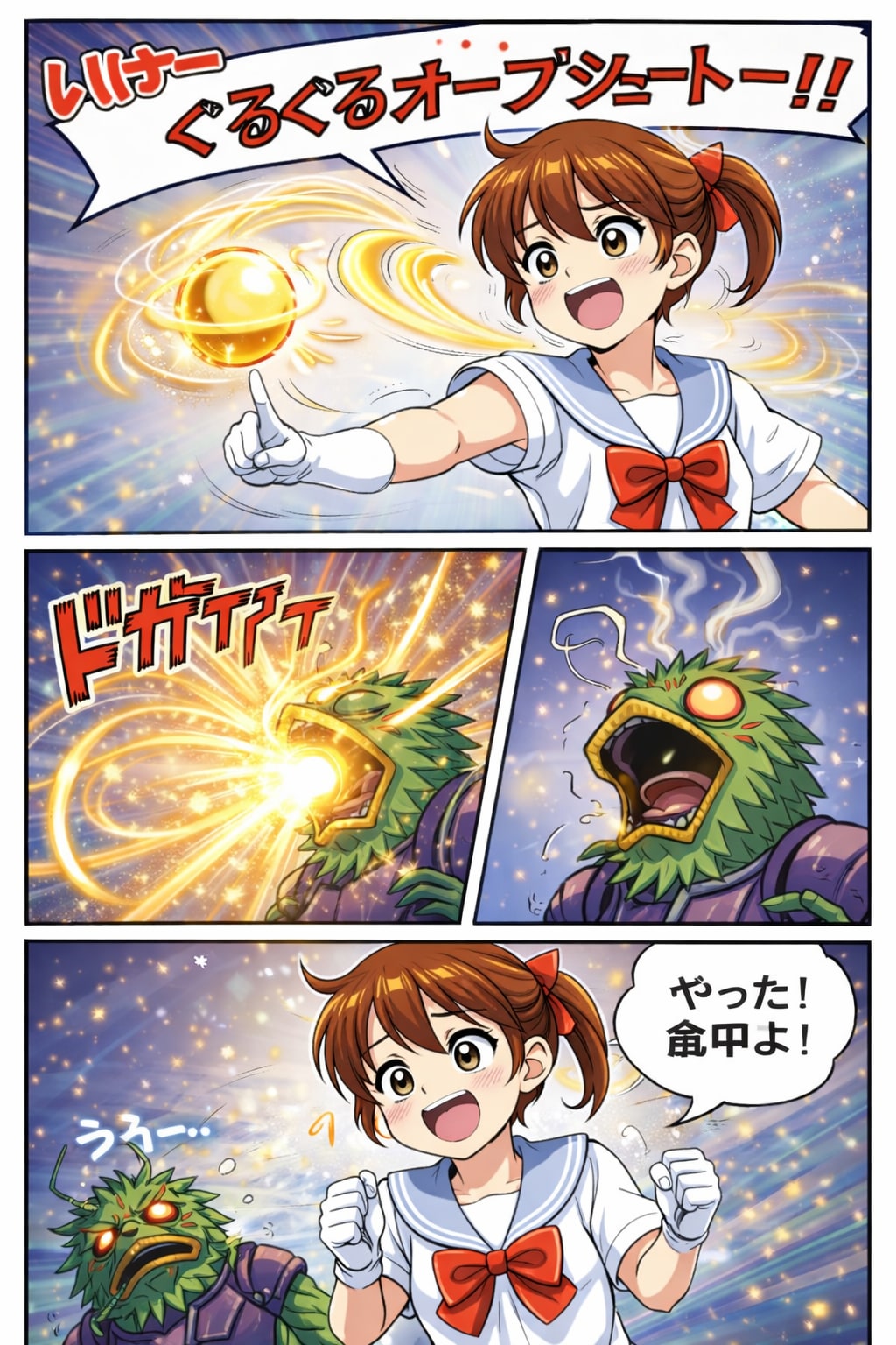 ぐるぐるオーブシュートが