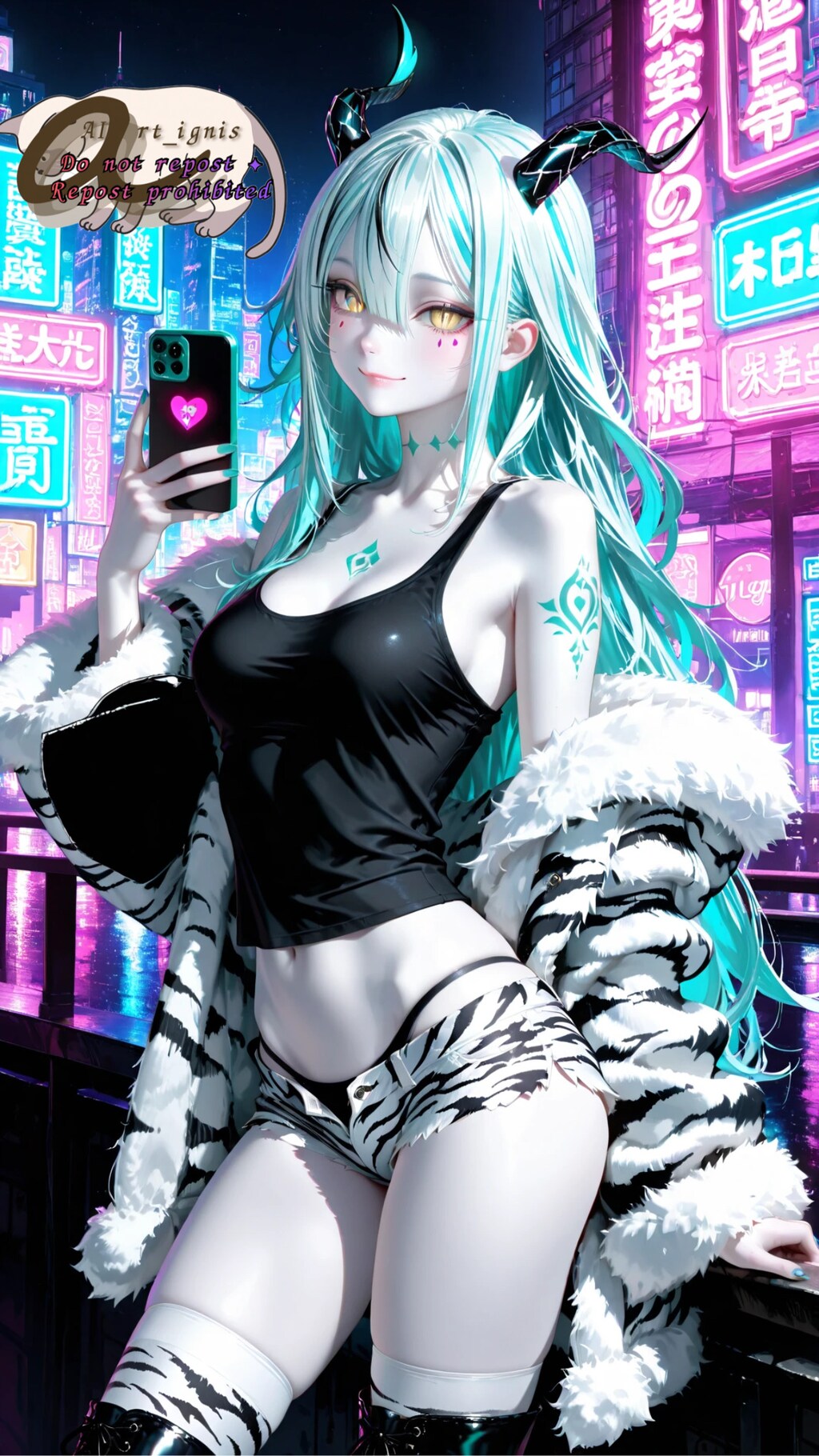 個人的に好きなホワイトタイガー柄