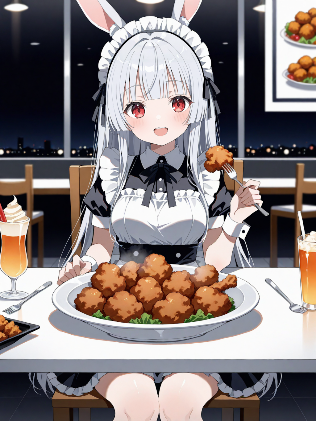 うさぎとから揚げ