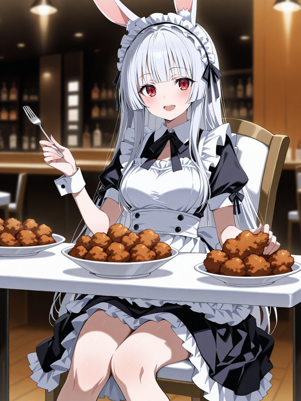 うさぎとから揚げ