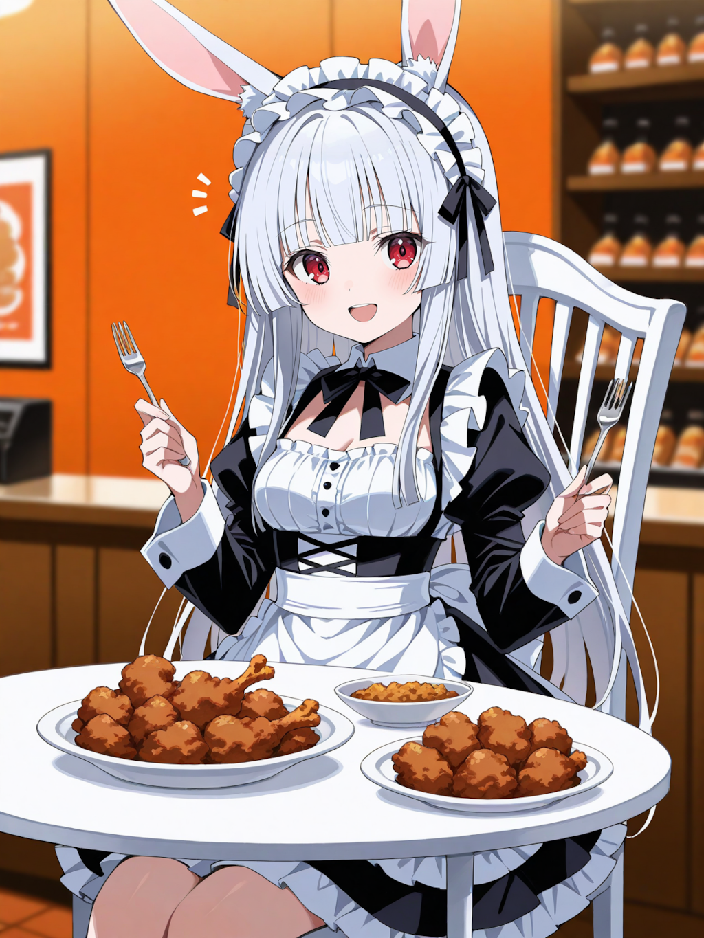 うさぎとから揚げ