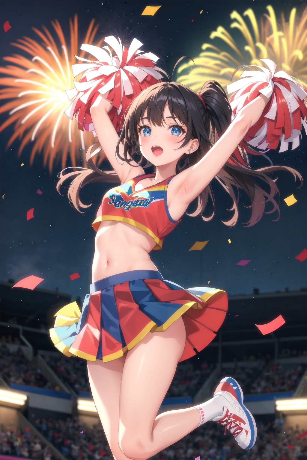 美少女チアガール | の人気AIイラスト・グラビア