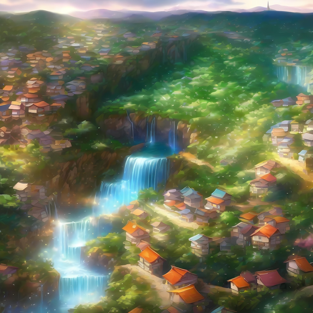 💓水が輝く田園風景