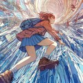 少女の山登り 2枚目
