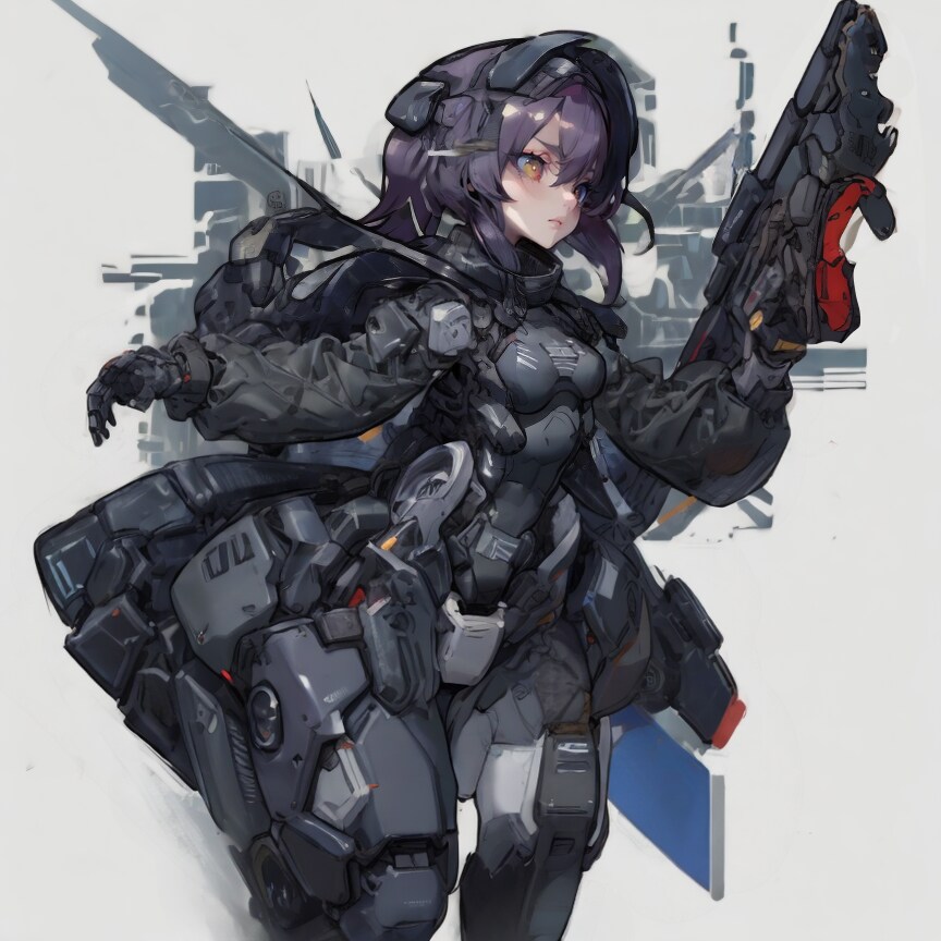 Girl and Robot1084