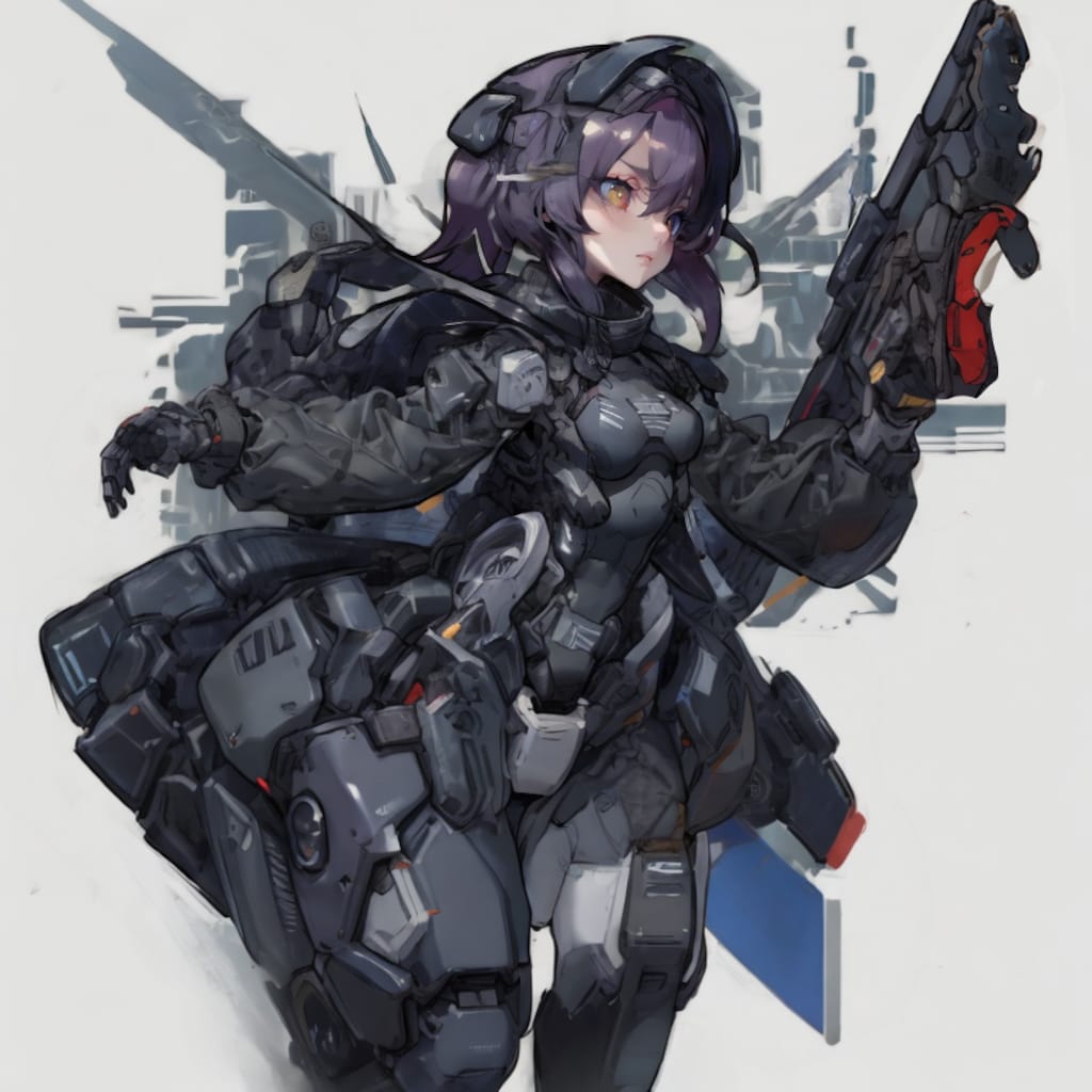 Girl and Robot1084