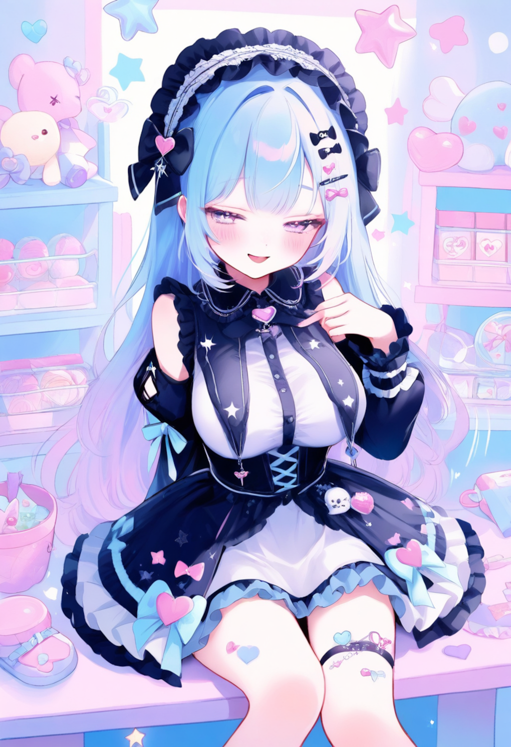 ゴスロリゆめかわ女の子