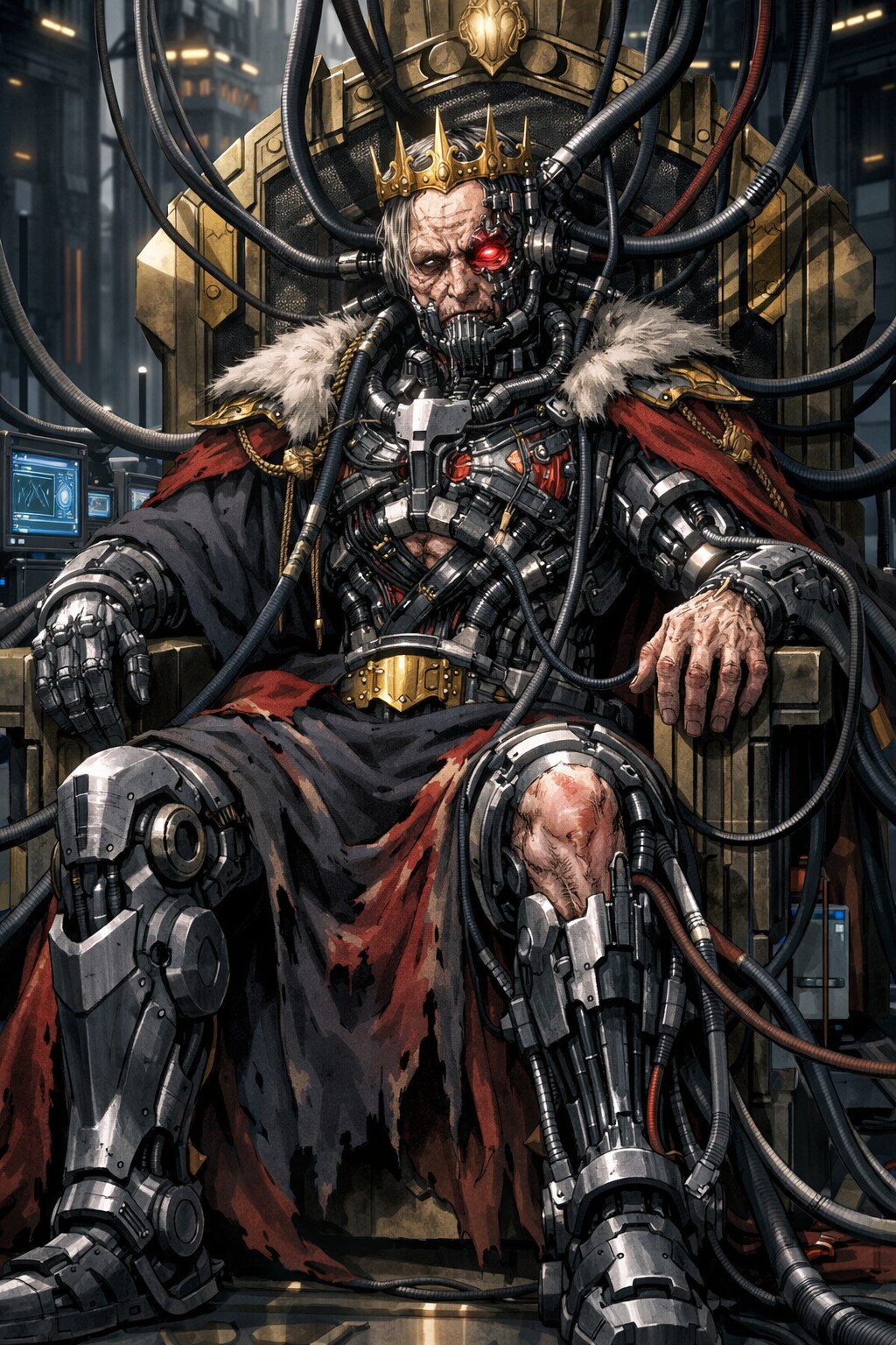 悪の皇帝、永遠の命を求め | の人気AIイラスト・グラビア