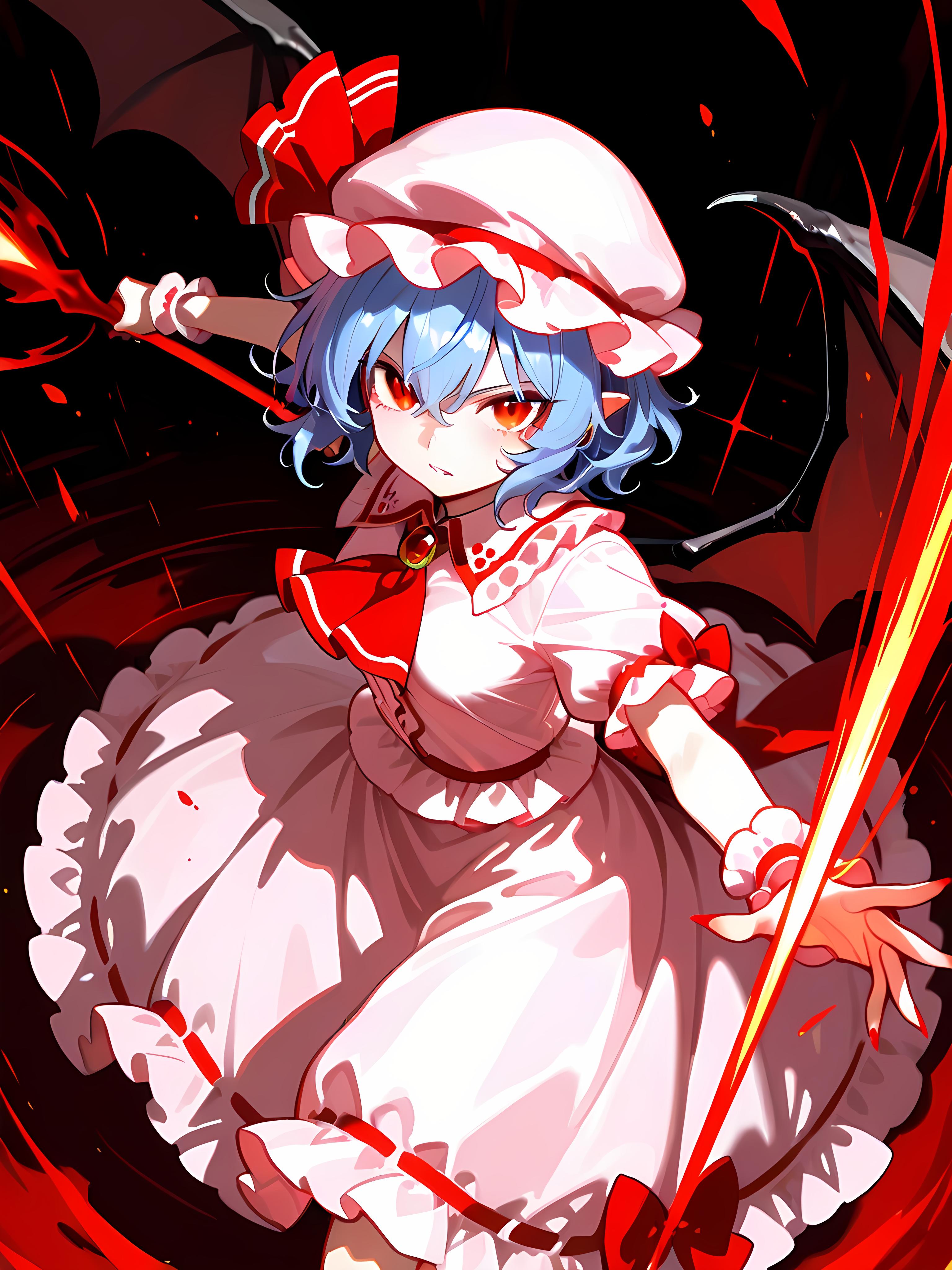 弾幕勝負(レミリア) | の人気AIイラスト・グラビア