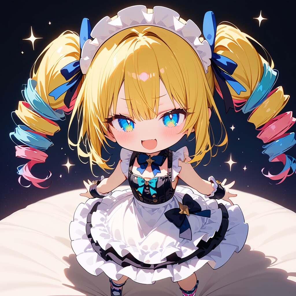 カラフルなドリルヘヤー