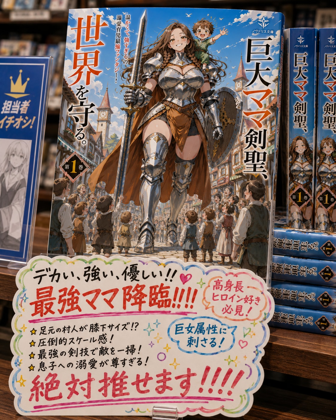 巨大ママ剣聖、世界を守る | の人気AIイラスト・グラビア