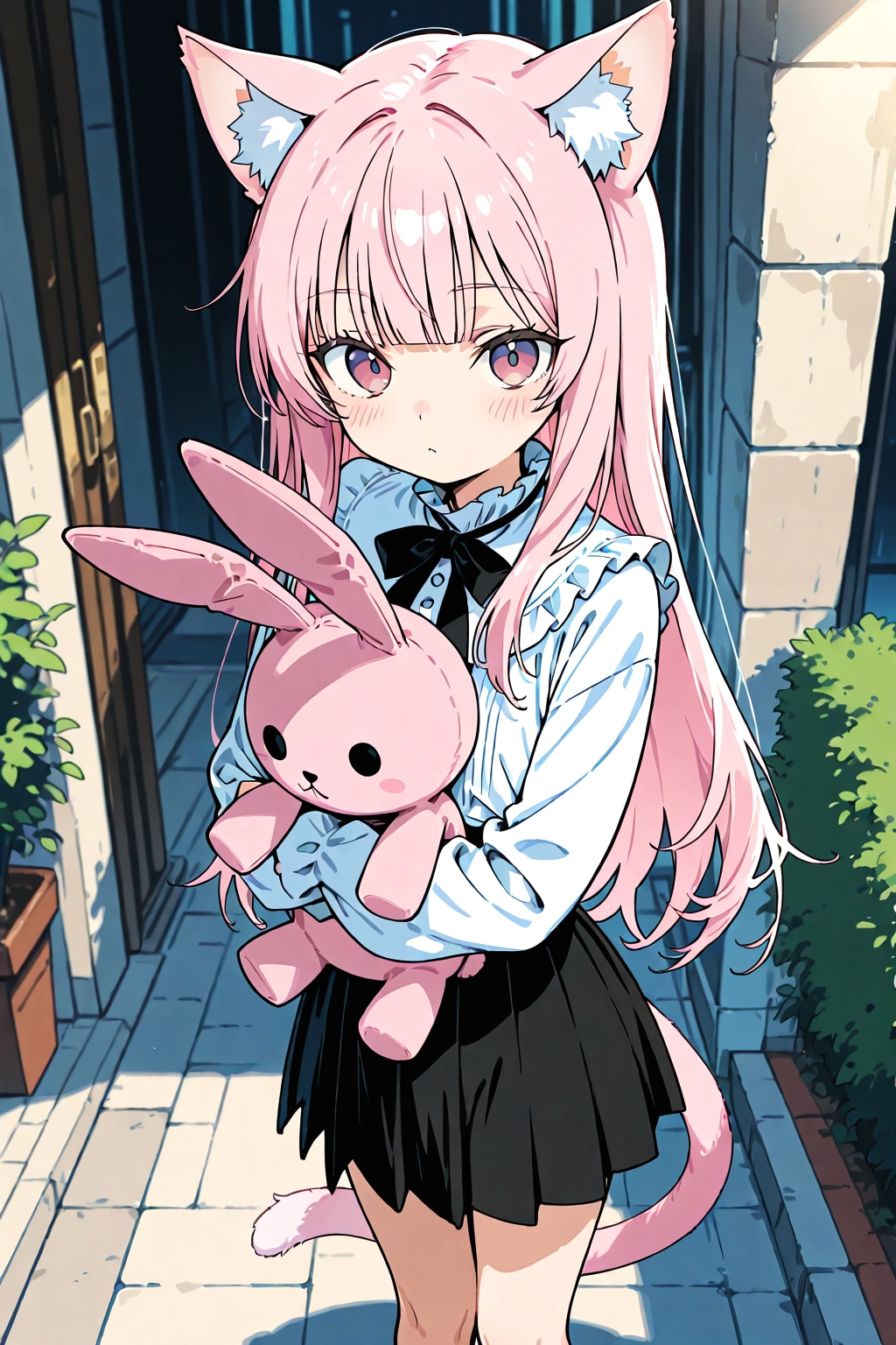 ピンクの刺客と沈黙のウサギ | の人気AIイラスト・グラビア