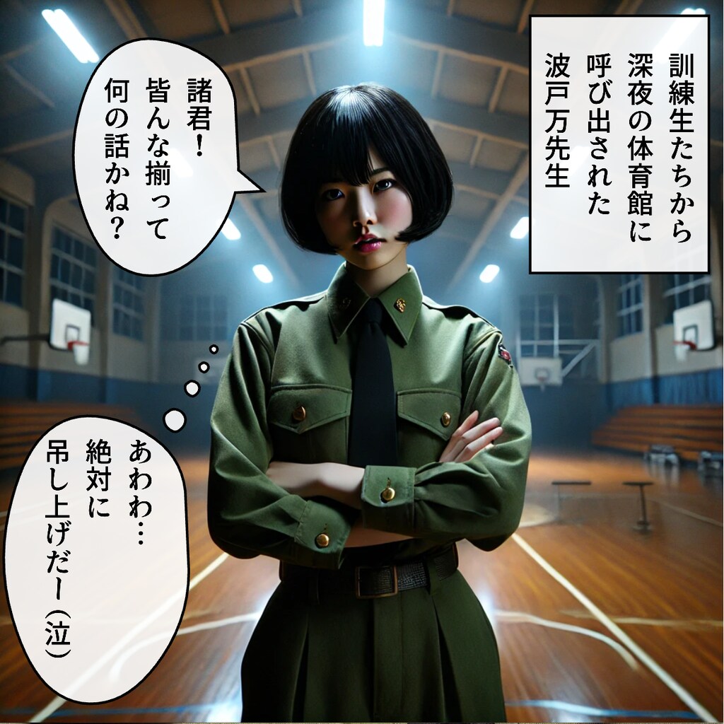 波戸万（はとまん）先生は褒められない