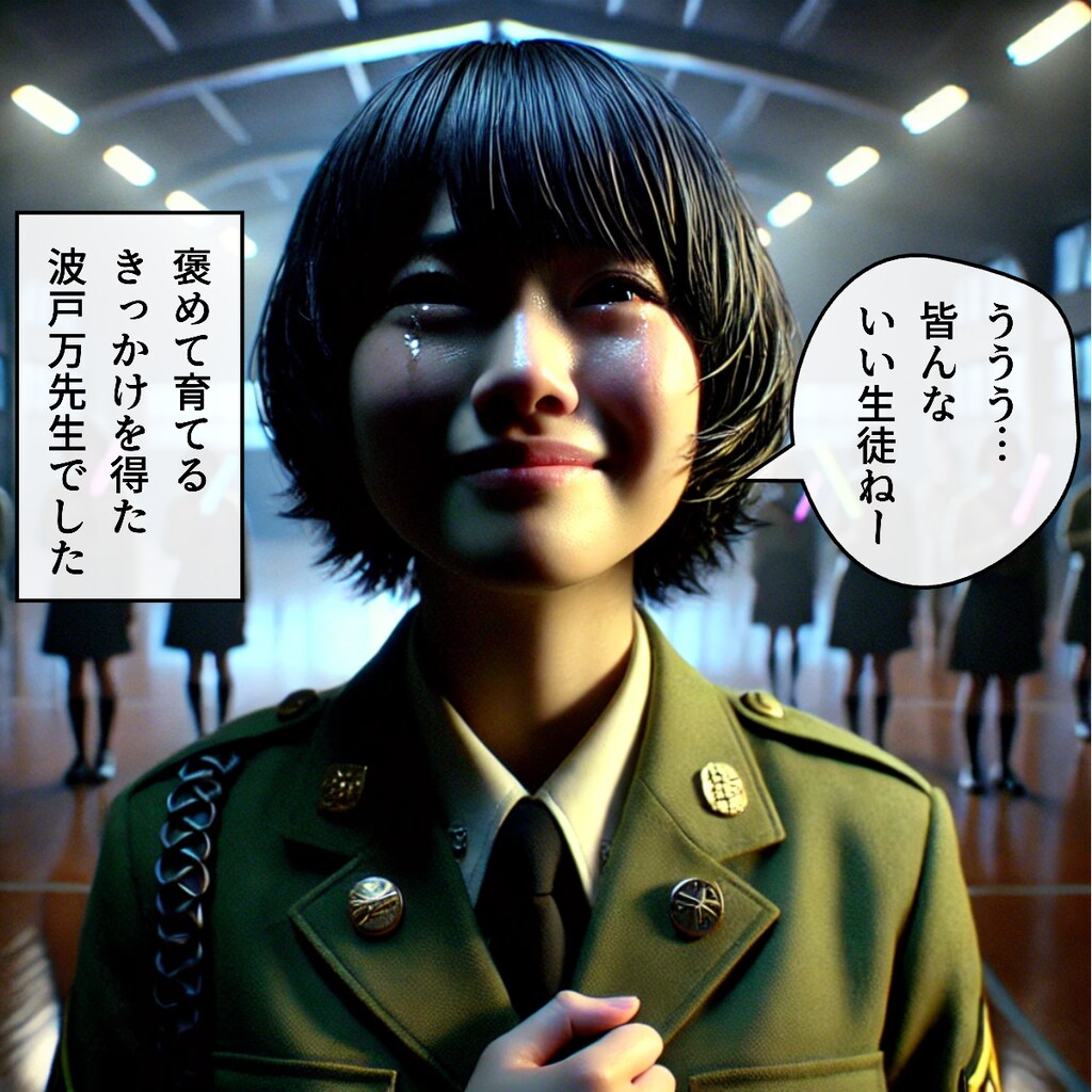 波戸万（はとまん）先生は褒められない