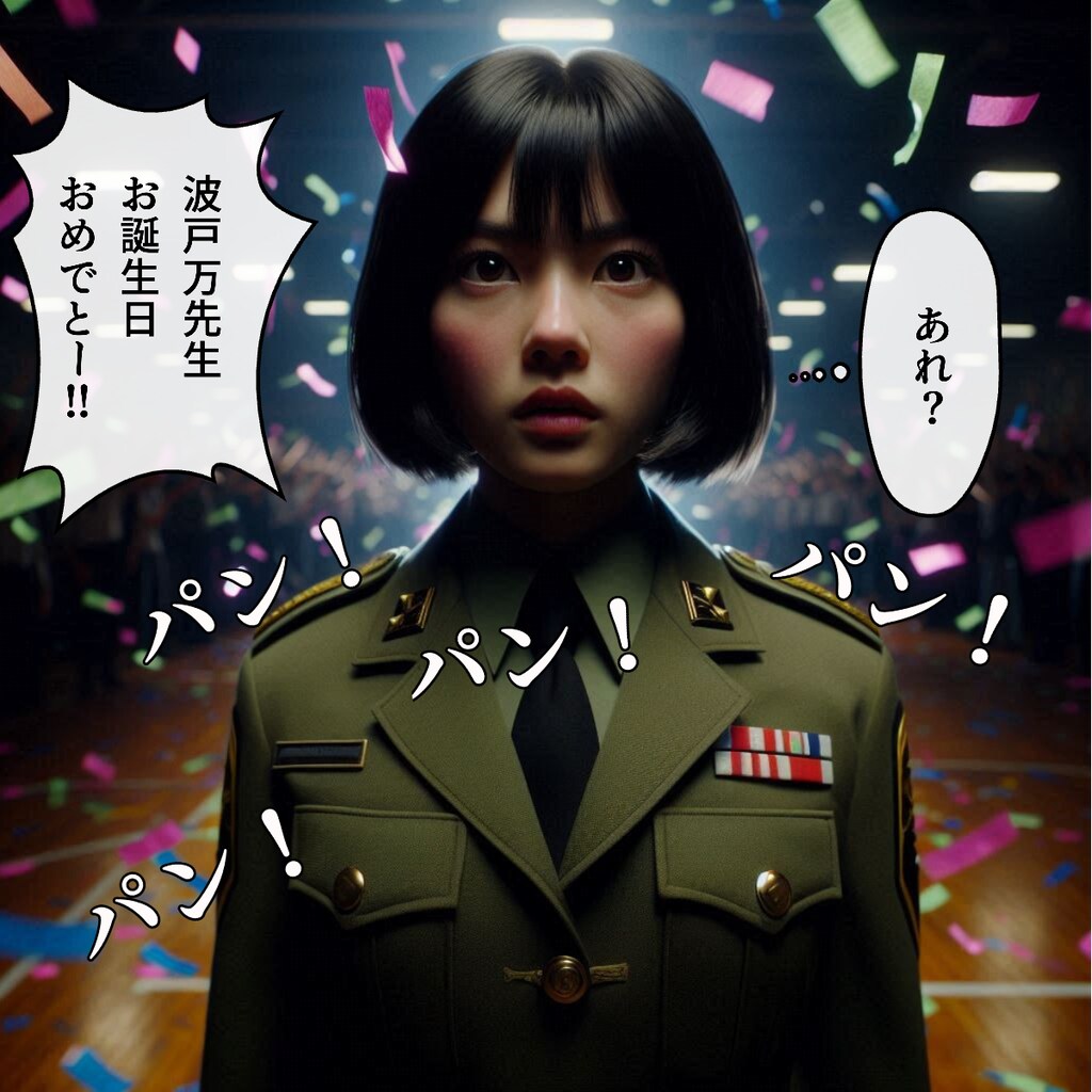 波戸万（はとまん）先生は褒められない