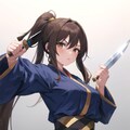 くノ一になりきるっ！なごみちゃん🥷🌙♡ 3枚目