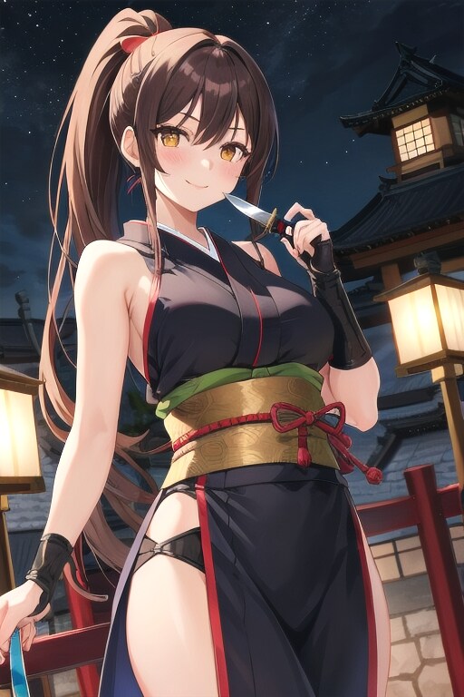 くノ一になりきるっ！なごみちゃん🥷🌙♡