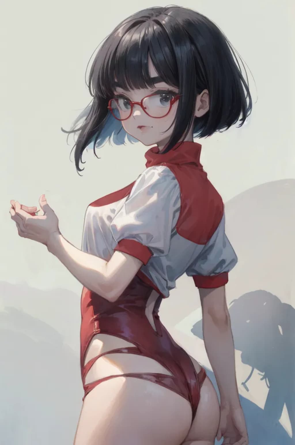 トップなコスをしているメガネさん