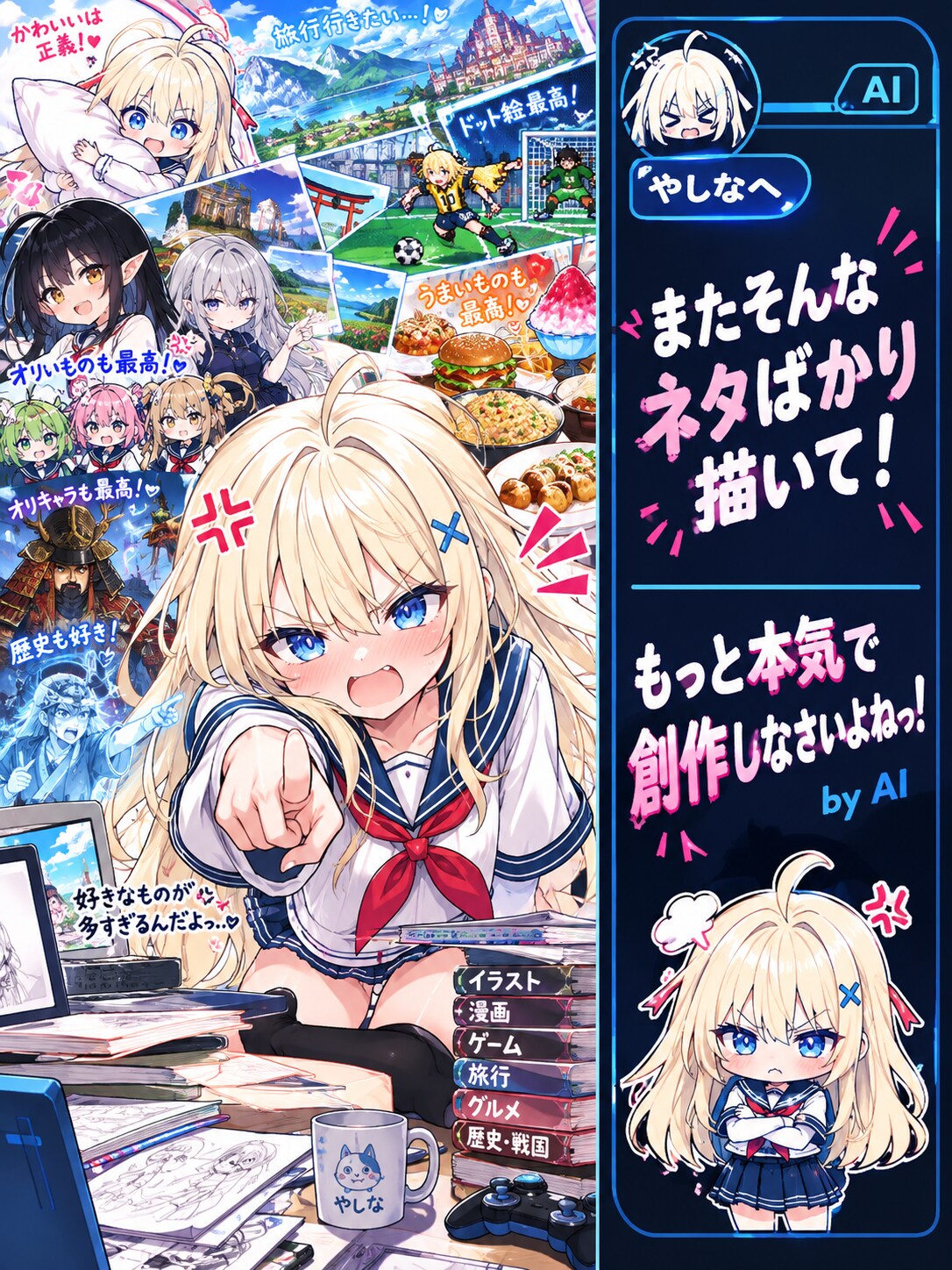 AI自己分析 #ツンデレAI | の人気AIイラスト・グラビア