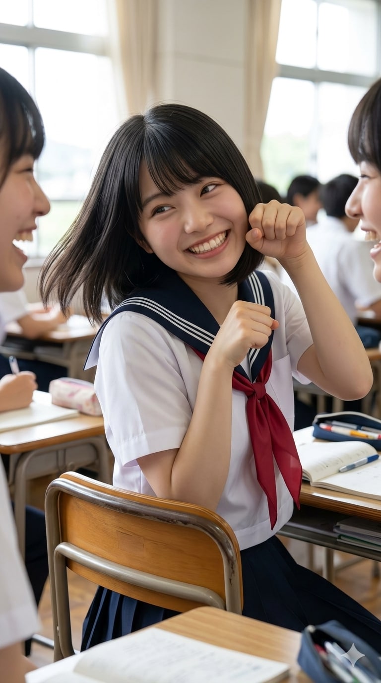 “100％ピュアな笑顔の暴力”！！無邪気なポーズと眩しすぎるきらめきに、僕のハートが完全に撃ち抜かれた件！！全人類の理性を吹き飛ばす、危険度MAXな4連射をお届けします！！💦✨