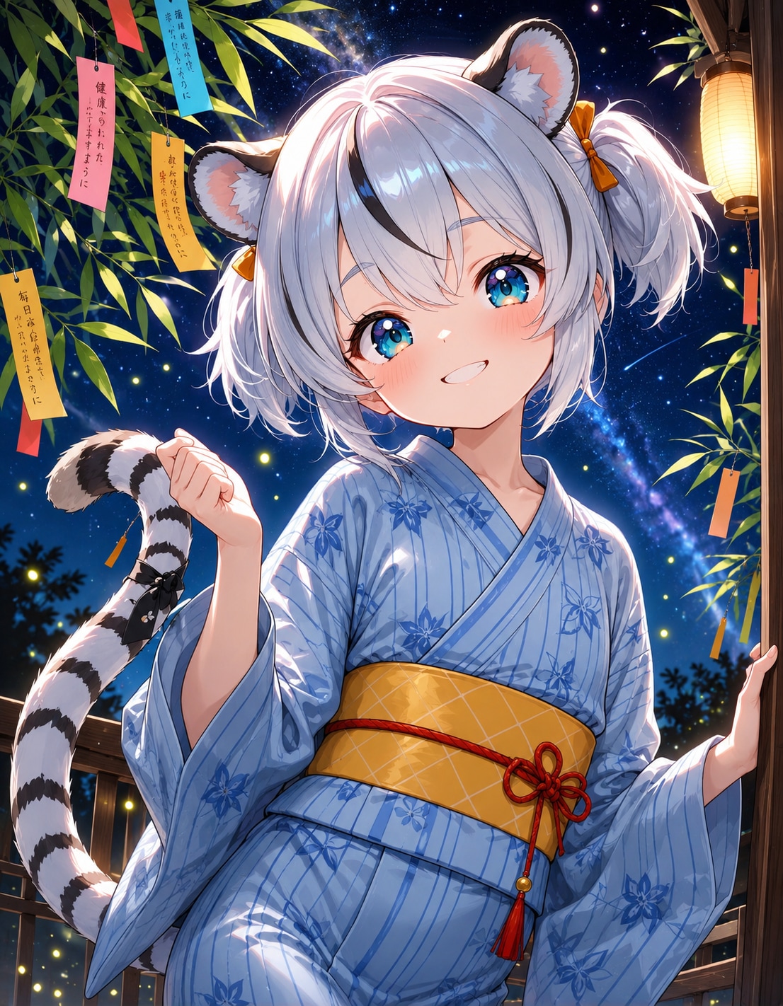 凛虎ちゃんと七夕祭り🎋✨️