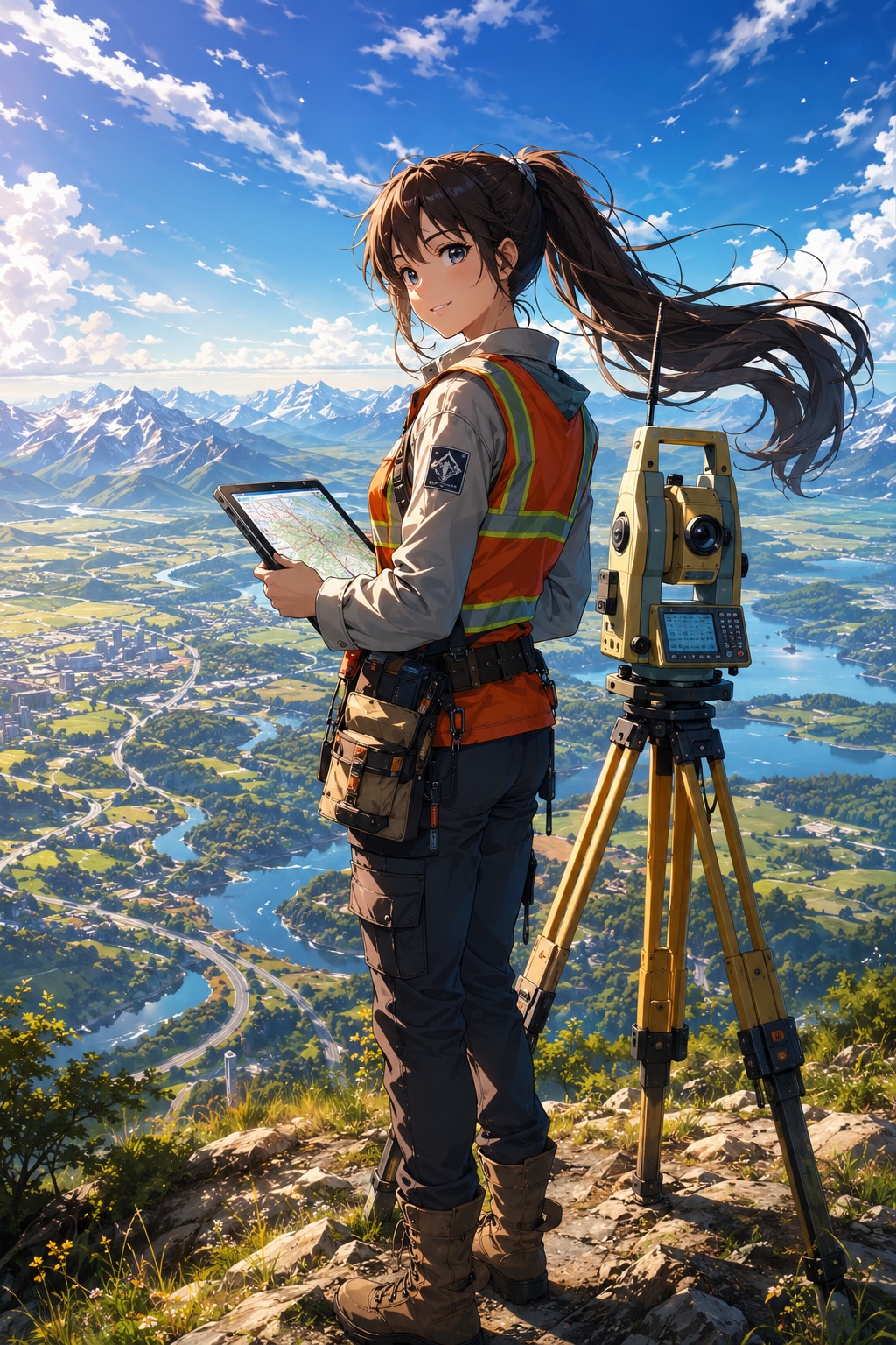 6月3日は「測量の日」と聞いて | の人気AIイラスト・グラビア