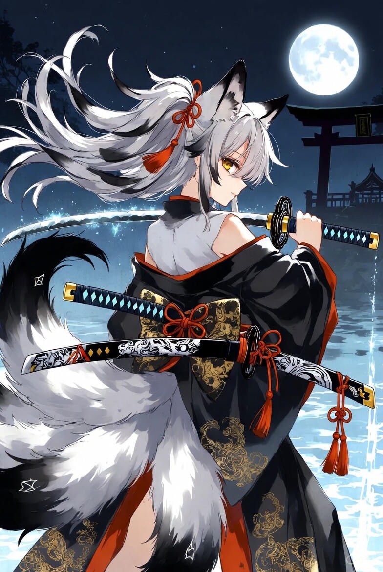 狐の侍 | の人気AIイラスト・グラビア