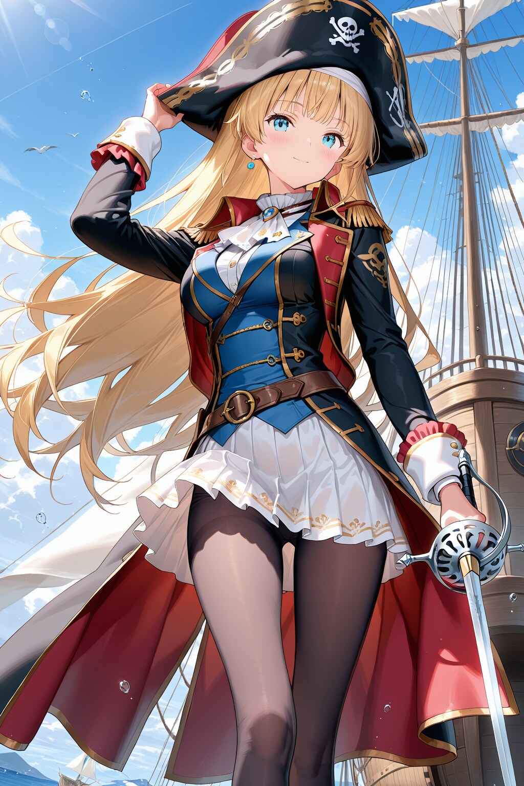 金髪　海賊 | の人気AIイラスト・グラビア
