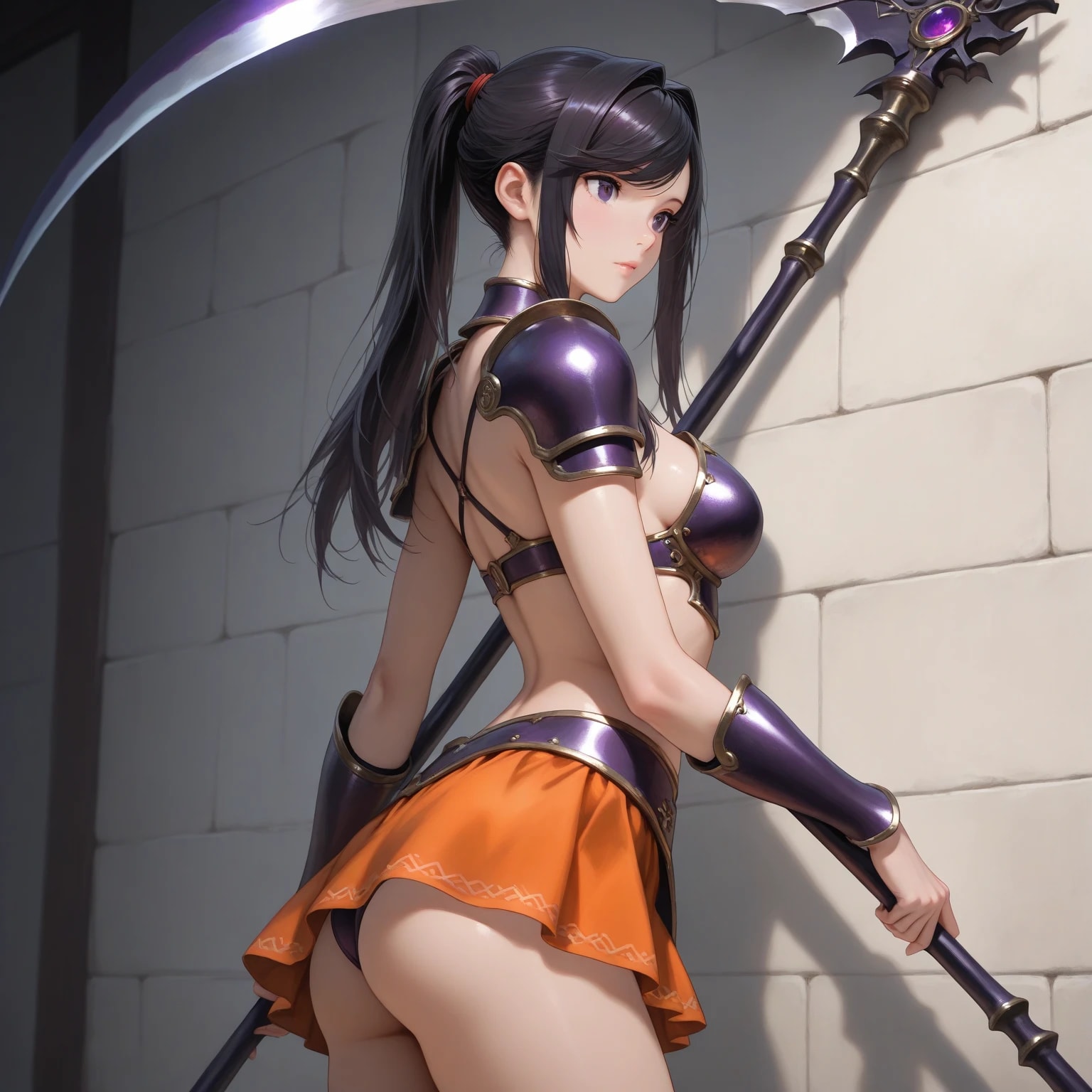 武器持つビキニアーマーたち