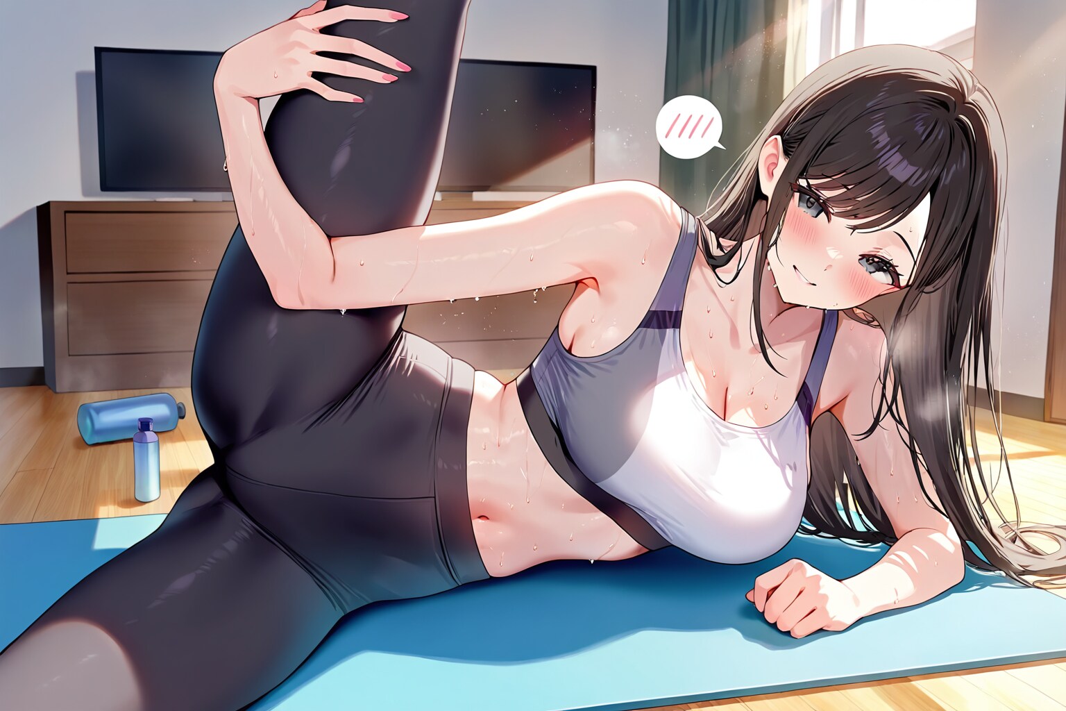 汗ヤバイから〜💦