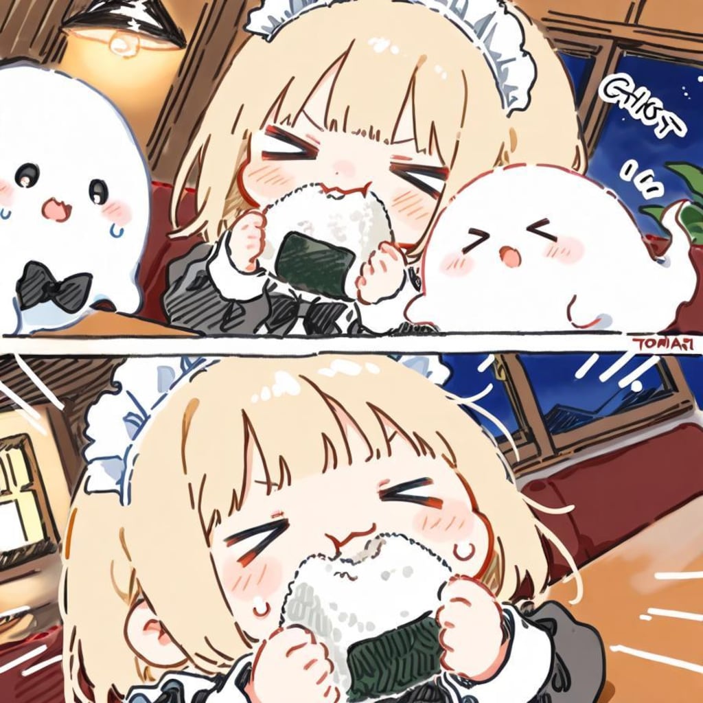 ✨( >ω<)🍙👻✨