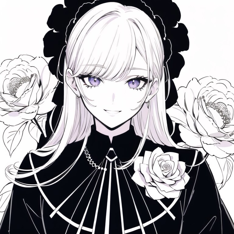 花のように笑う