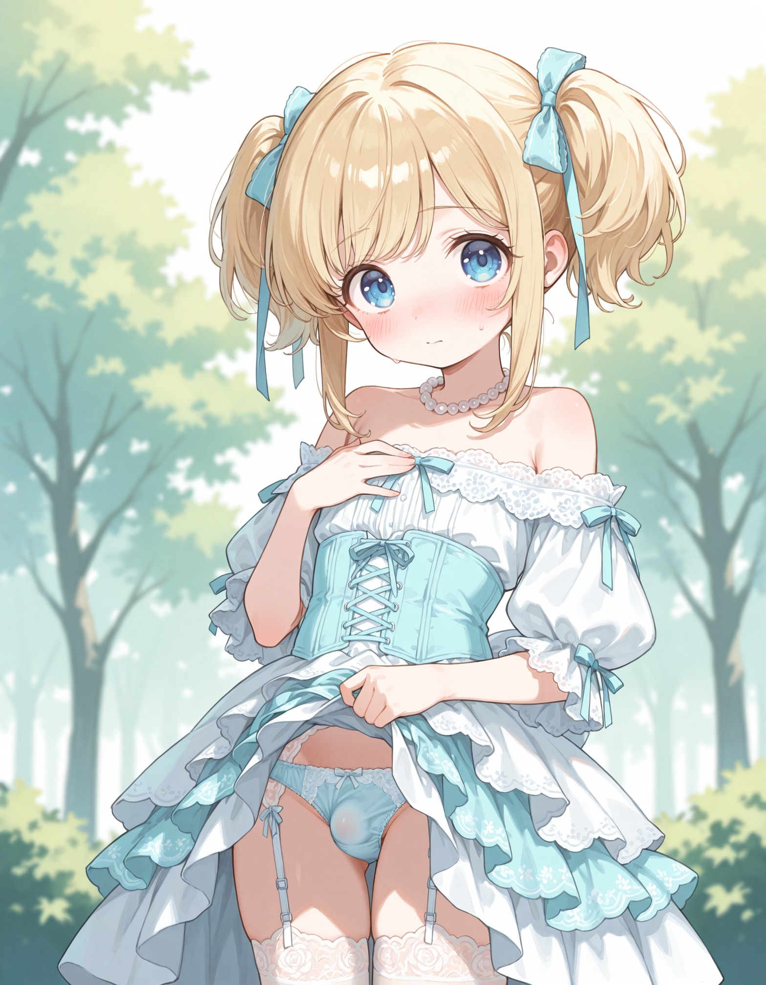 漏れそうなドレスの男の娘5