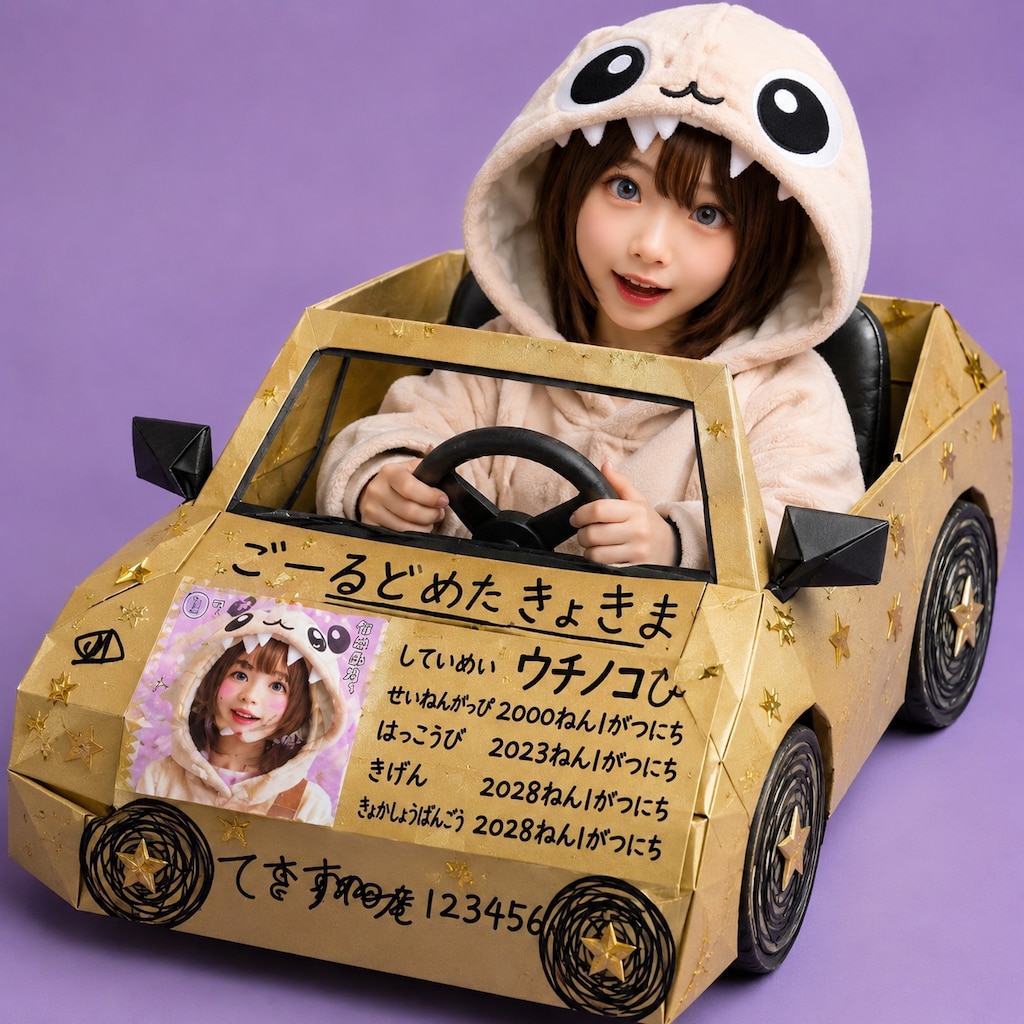 ごーるどめんきょかー