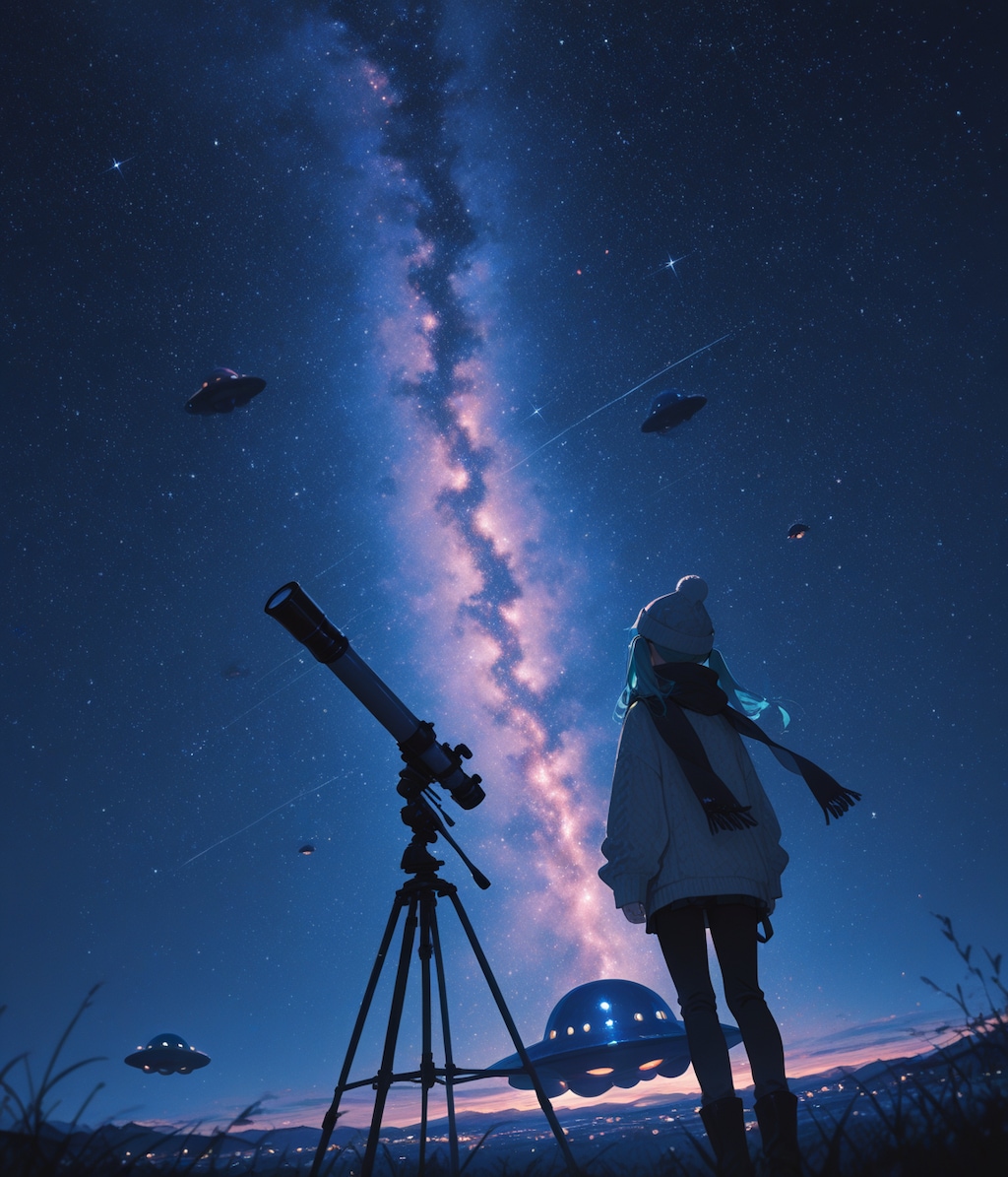 天体観測してたら