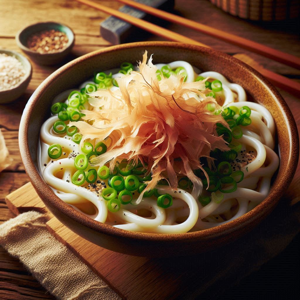 鰹節ぶっかけうどん | の人気AIイラスト・グラビア
