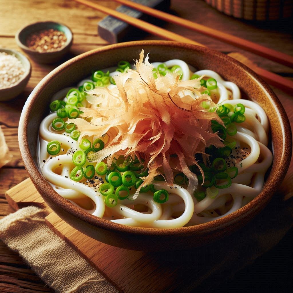 鰹節ぶっかけうどん